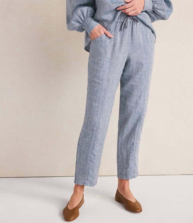 Haven Well Within Linen Straight Leg Pants