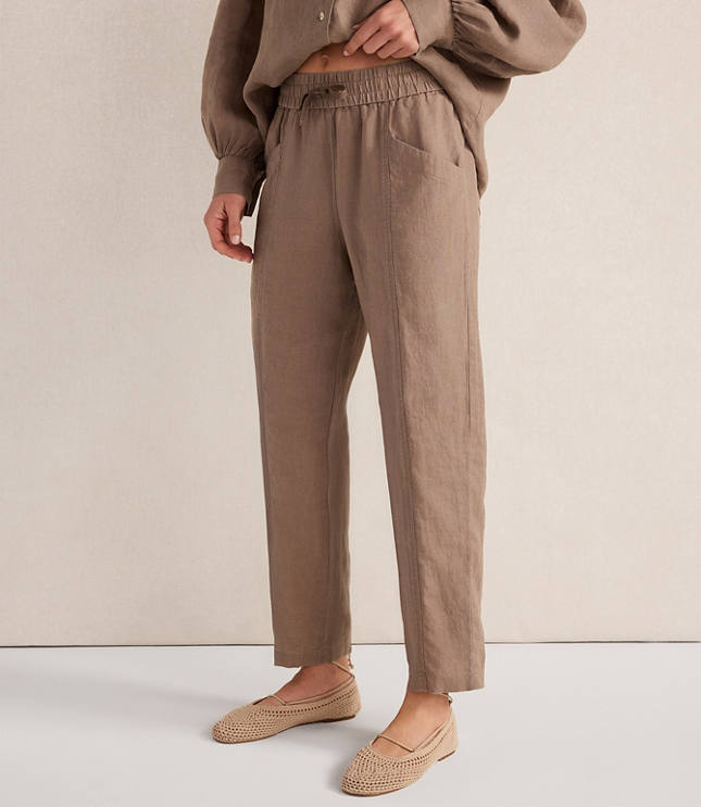 Haven Well Within Linen Straight Leg Pants