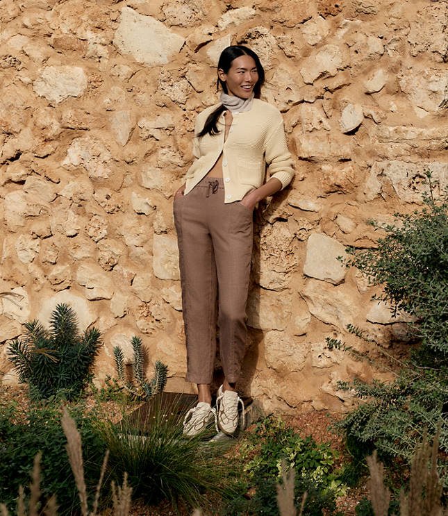 Haven Well Within Linen Straight Leg Pants