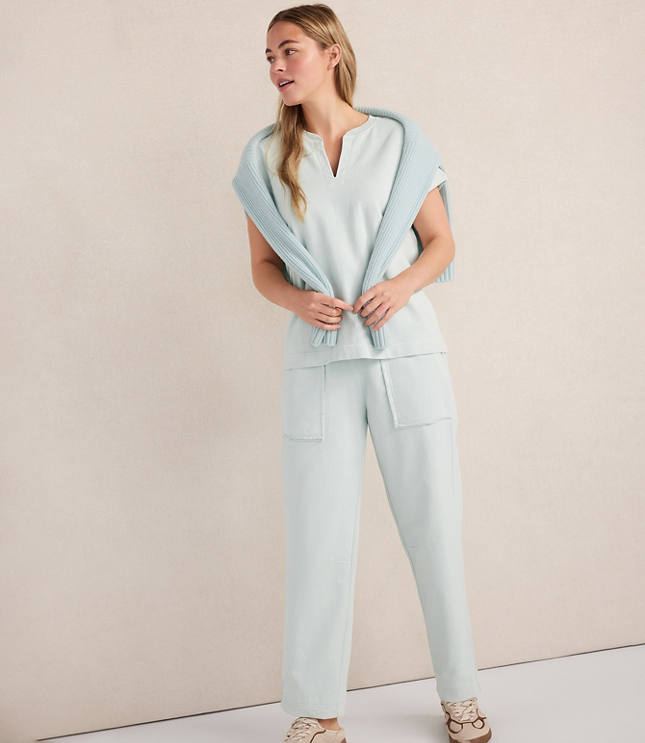 Haven Well Within Garment-Dyed Organic Cotton Terry Tee