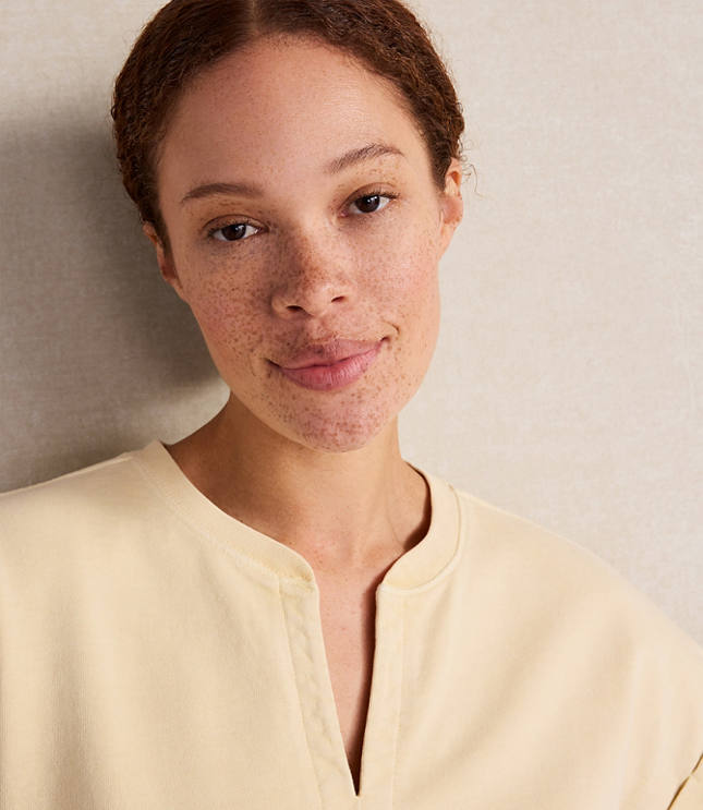 Haven Well Within Garment-Dyed Organic Cotton Terry Tee