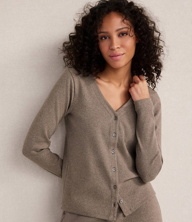 Haven Well Within Organic Cotton Rib Knit Cardigan