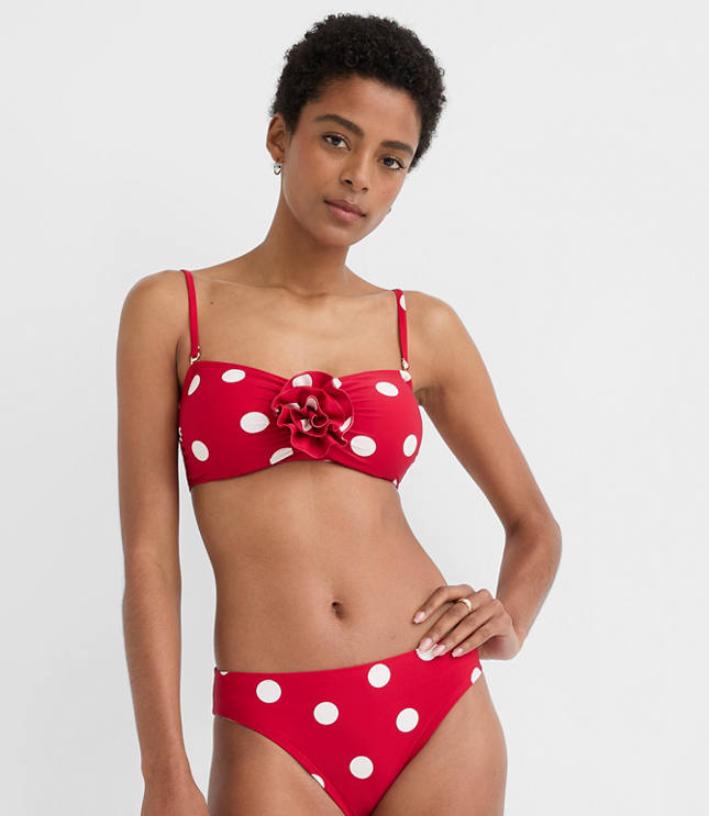 LOFT Beach Polka Dot Bikini Bottom