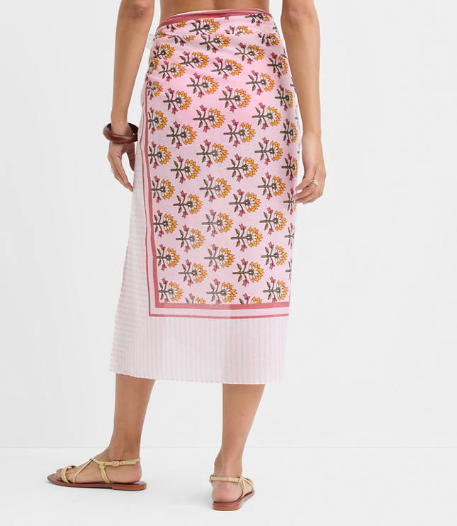 LOFT Beach Garden Stripe Sarong