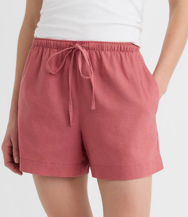 Sawyer Pull On Shorts in Linen Cotton