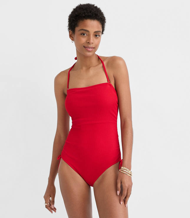 LOFT Beach Crinkle One Piece Swimsuit carousel Product Image 1