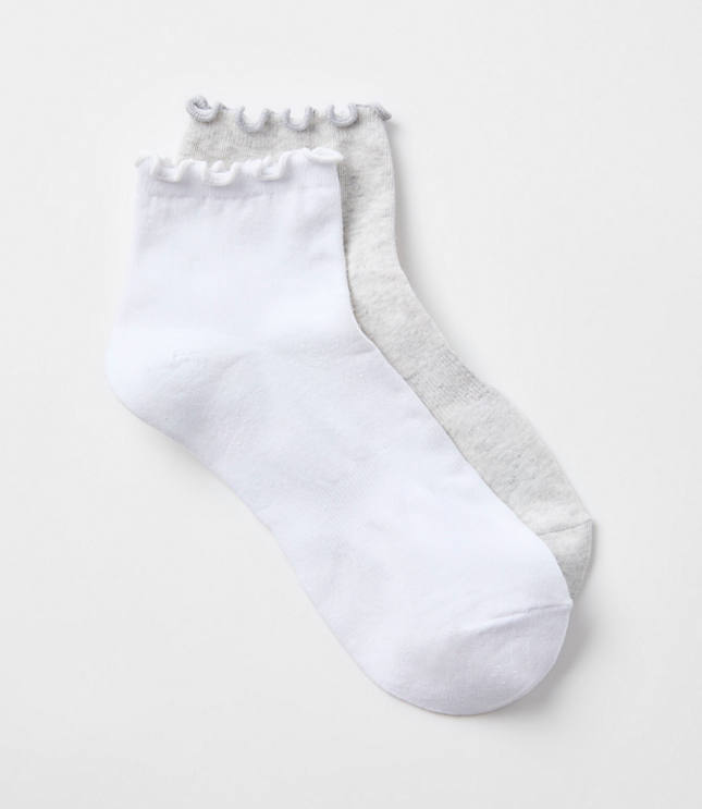 Ruffled Ankle Sock Set