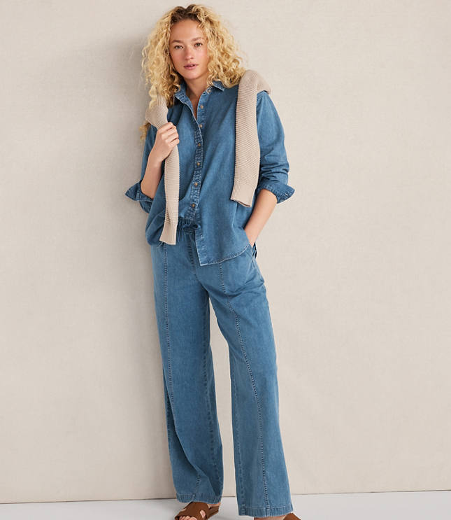 Haven Well Within The Daily Shirt in Organic Cotton Denim