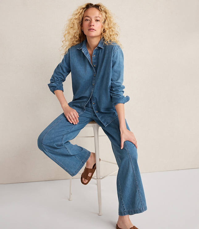 Haven Well Within The Daily Shirt Organic Cotton Denim