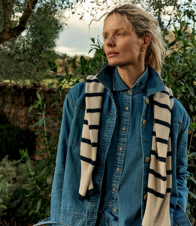 Haven Well Within The Daily Shirt Organic Cotton Denim