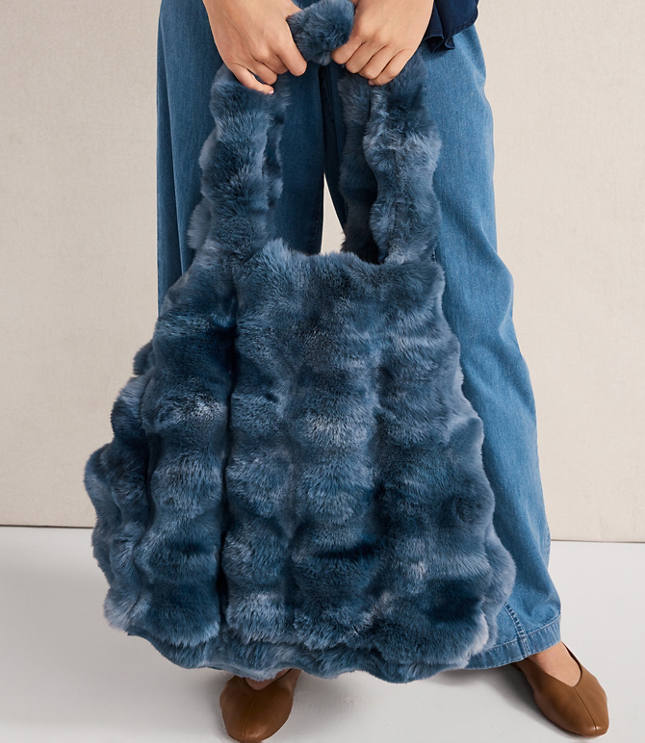 Haven Well Within Faux Fur Blanket and Tote
