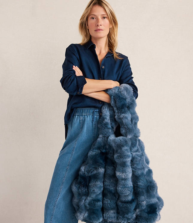 Haven Well Within Faux Fur Blanket and Tote