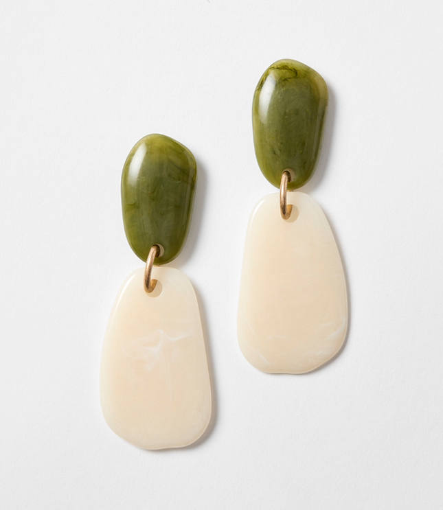 Modern Double Drop Earrings
