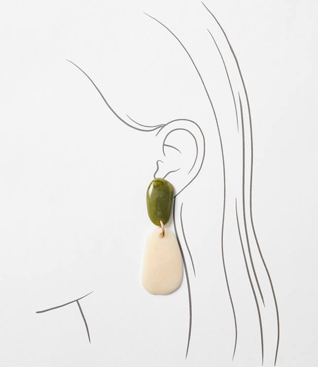 Modern Double Drop Earrings