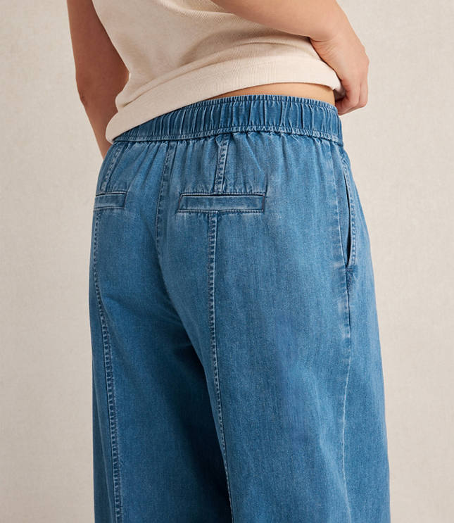 Haven Well Within Organic Cotton Denim Barrel Leg Pants
