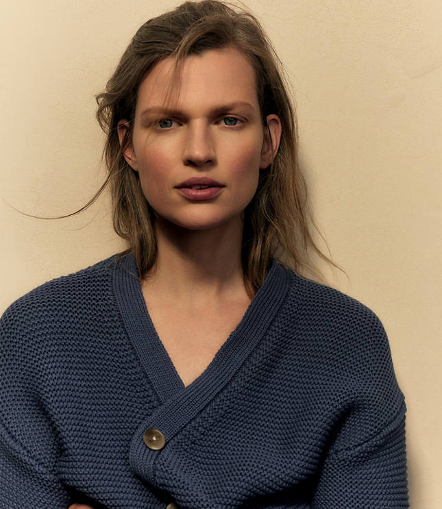 Haven Well Within Organic Cotton Link Stitch Cardigan