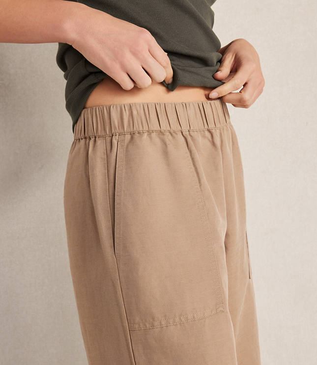 Haven Well Within Linen Blend Dobby Wide Leg Pants