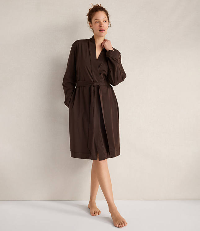 Haven Well Within Organic Cotton Jersey Robe carousel Product Image 1
