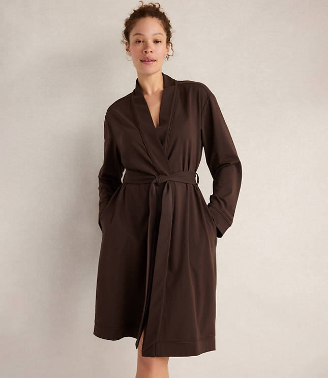 Haven Well Within Organic Cotton Jersey Robe carousel Product Image 2