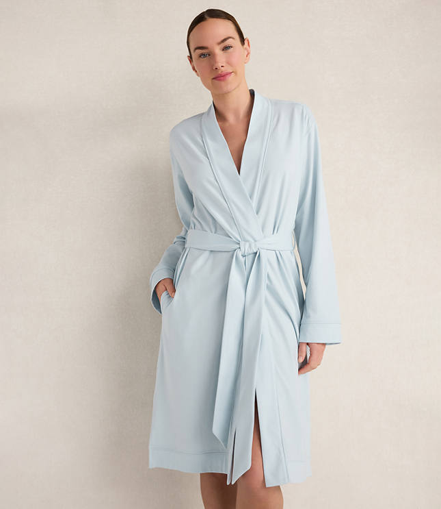 Haven Well Within Organic Cotton Jersey Robe carousel Product Image 1