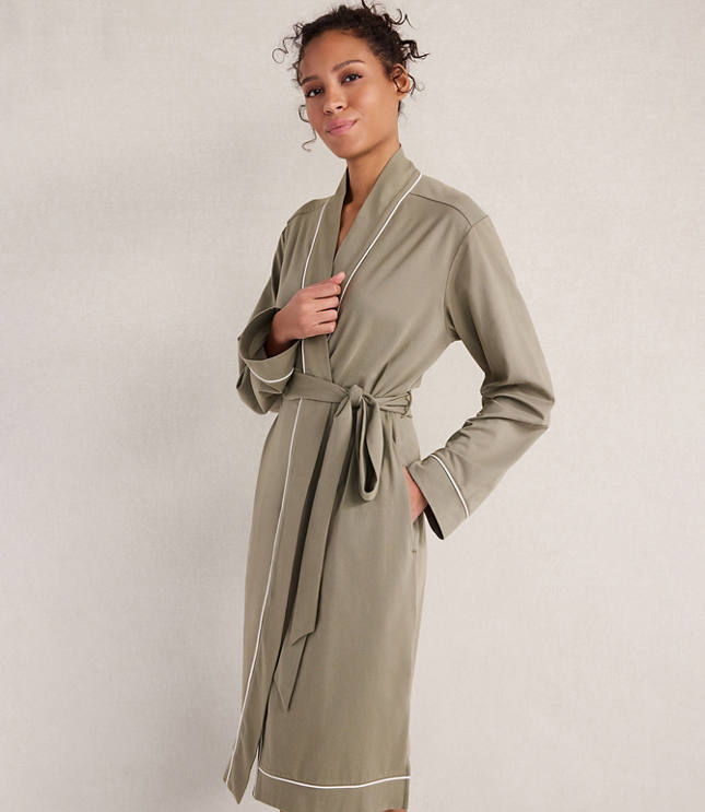 Haven Well Within Organic Cotton Jersey Robe
