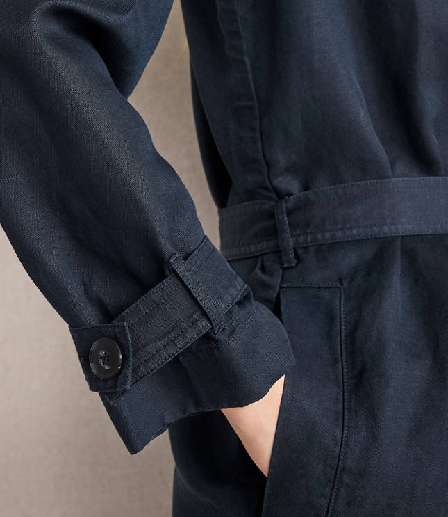 Haven Well Within Linen Blend Dobby Trench Coat