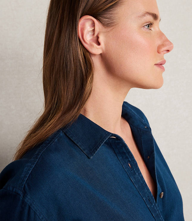 Haven Well Within The Daily Shirt in Indigo Twill