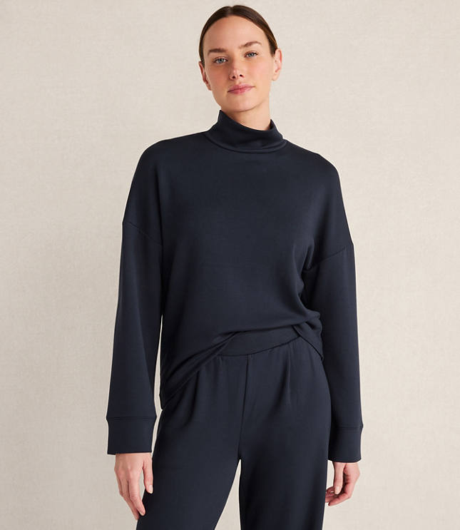 Haven Well Within Soft Knit Mock Neck Top