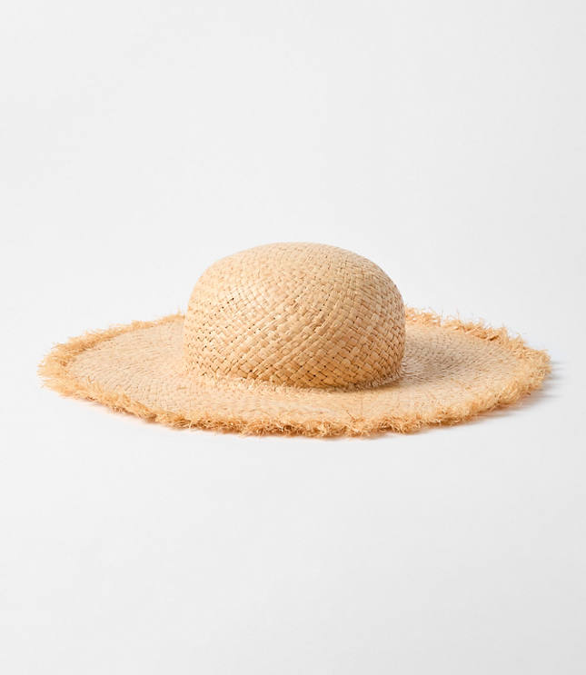 Fringe Raffia Hat