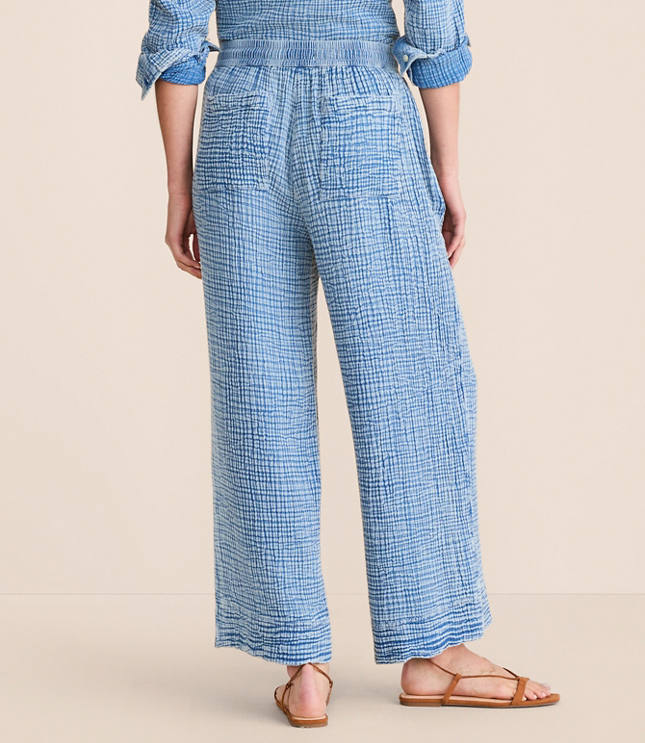 Lou & Grey Triple Cloth Wide Leg Pants