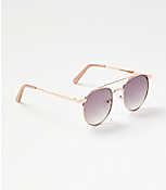 Round Aviator Sunglasses carousel Product Image 1