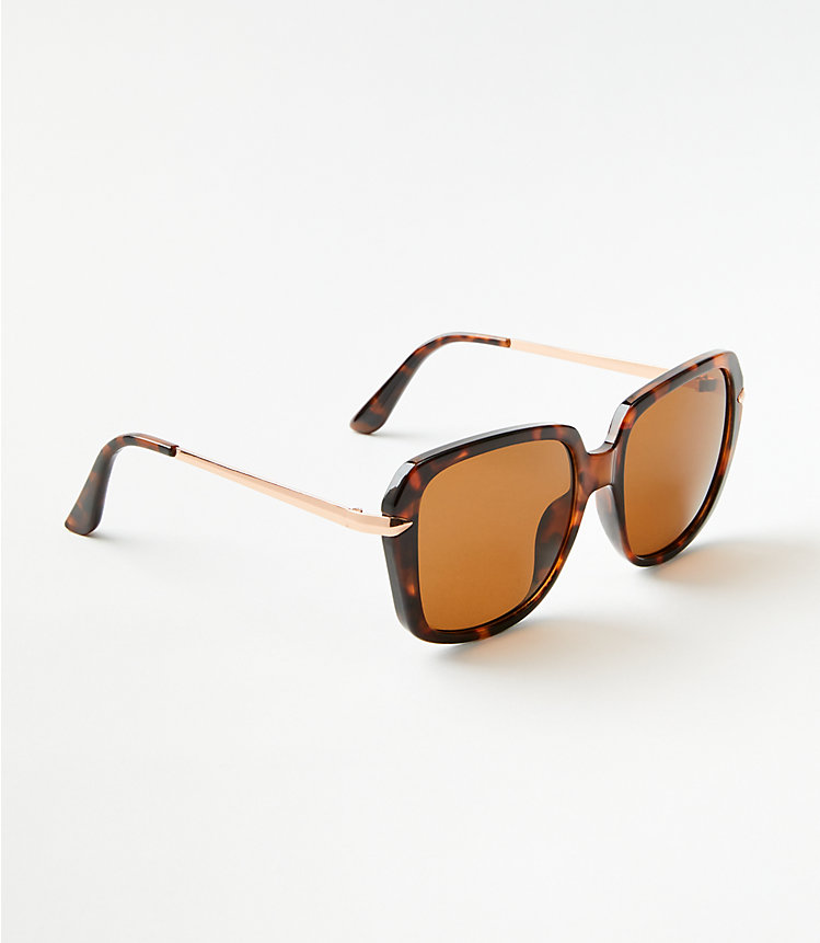 Oversized Rectangle Sunglasses image number null