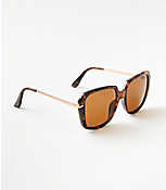 Oversized Rectangle Sunglasses carousel Product Image 1