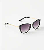 Metallic Trim Sunglasses carousel Product Image 1