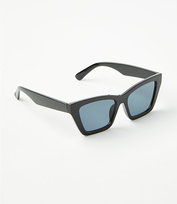Squared Cateye Sunglasses image number null