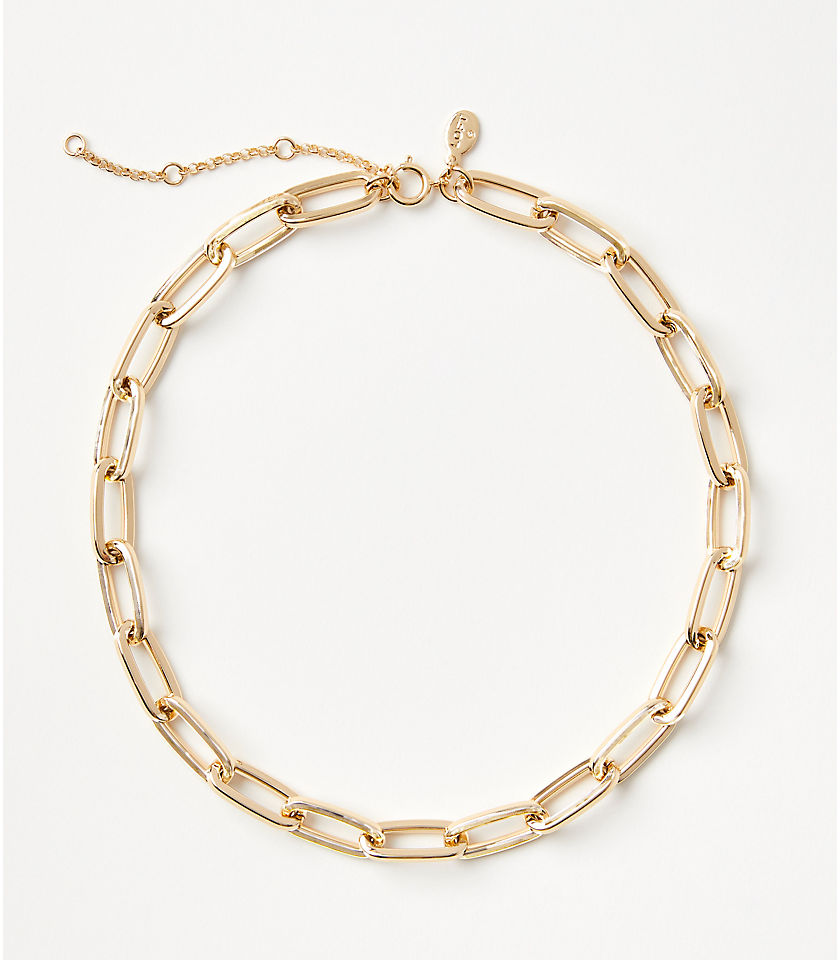 Modern Chain Link Necklace