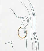 Sculpted Hoop Earrings carousel Product Image 2