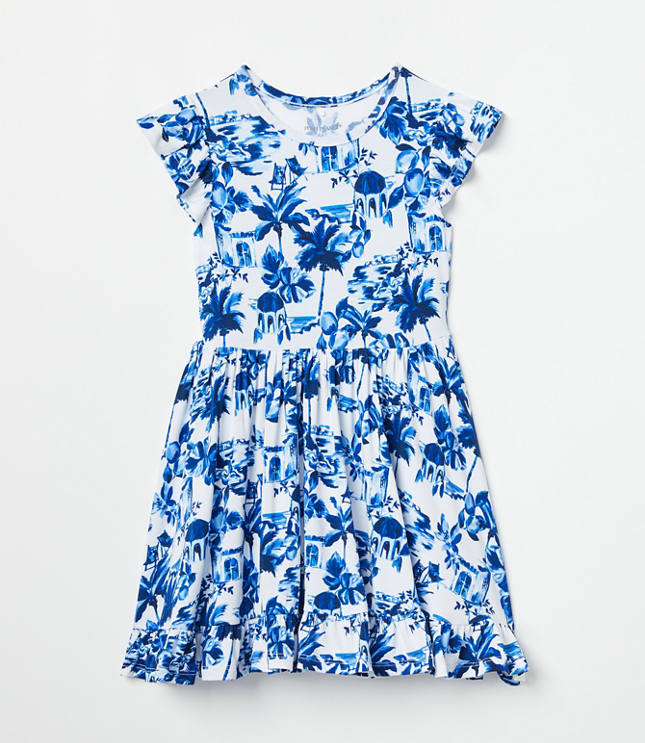 Posh Peanut x LOFT Ruffled Twirl Dress