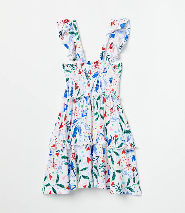 Posh Peanut x LOFT Smocked Babydoll Dress