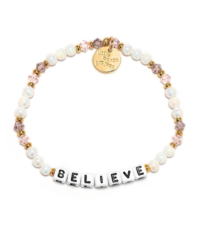 Loft Little Words Project Believe Stretch Bracelet