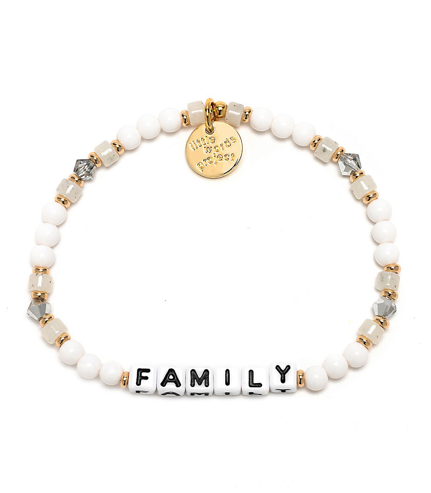 Little Words Project Family Stretch Bracelet