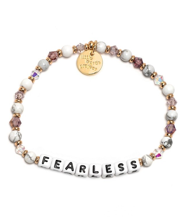 Little Words Project Fearless Stretch Bracelet