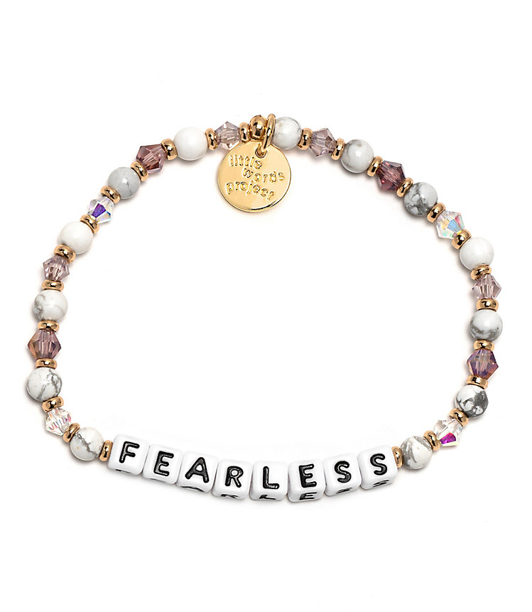 Little Words Project Fearless Stretch Bracelet image number null