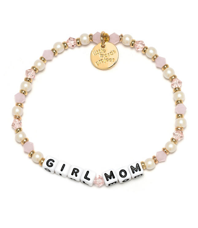 Loft Little Words Project Girl Mom Stretch Bracelet