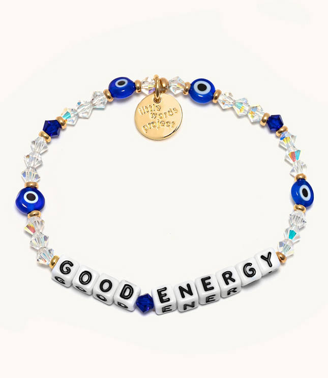 Loft Little Words Project Good Energy Stretch Bracelet