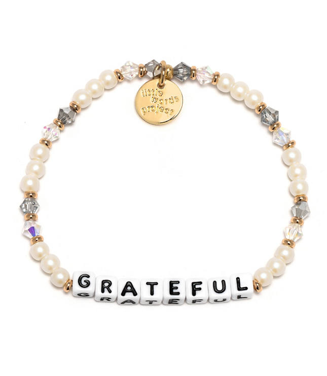 Loft Little Words Project Grateful Stretch Bracelet