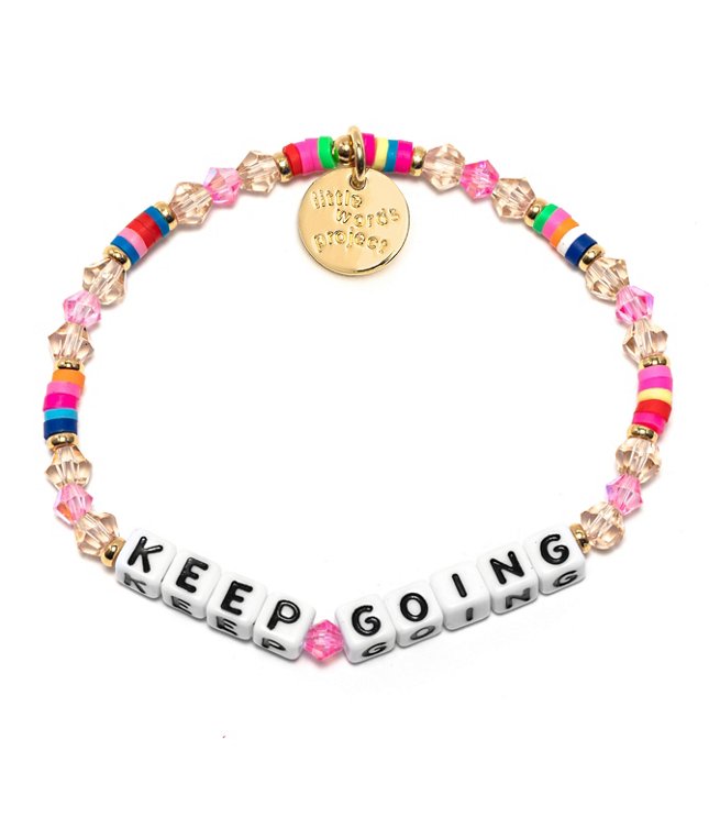 Little Words Project Keep Going Stretch Bracelet