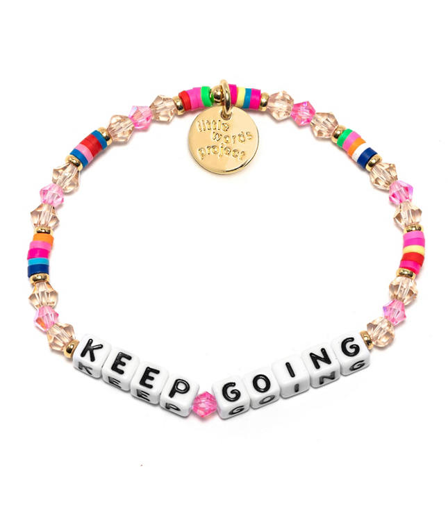 Loft Little Words Project Keep Going Stretch Bracelet
