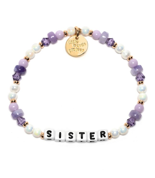 Little Words Project Sisters Stretch Bracelet