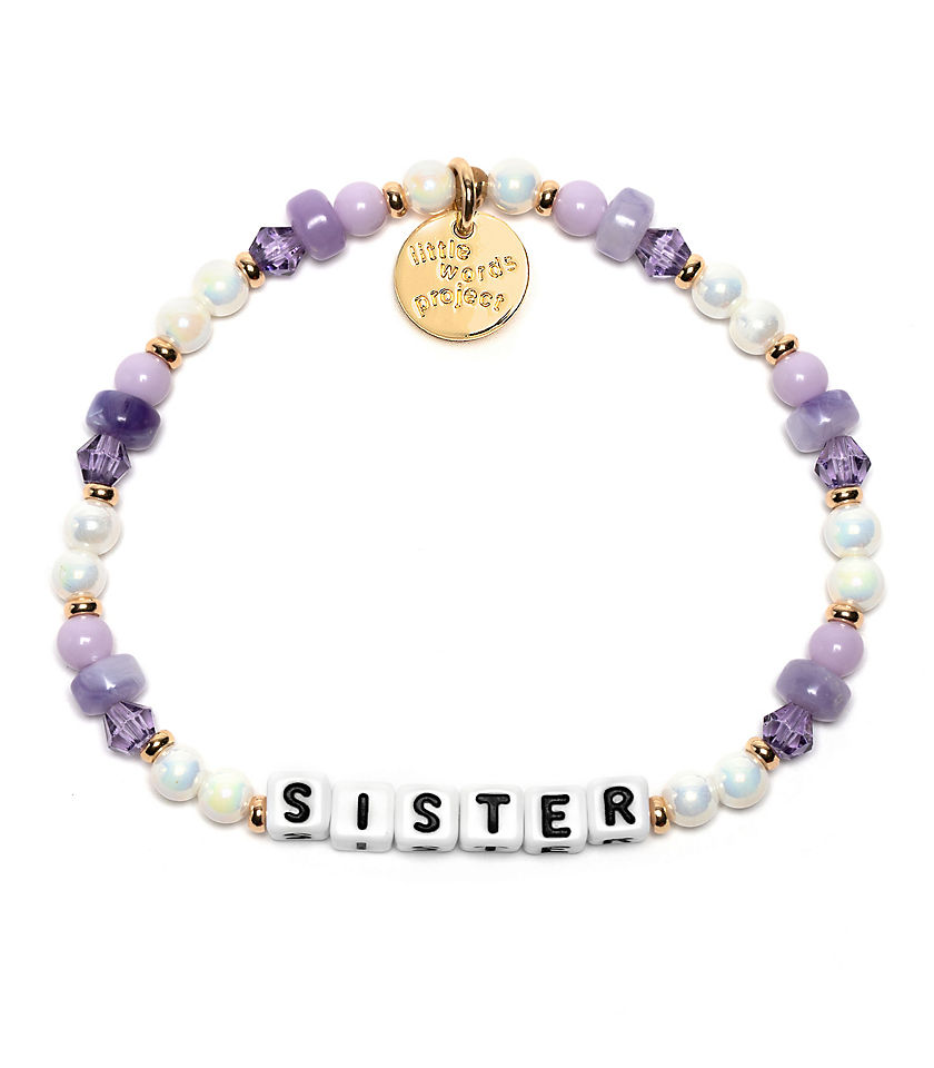 Little Words Project Sisters Stretch Bracelet